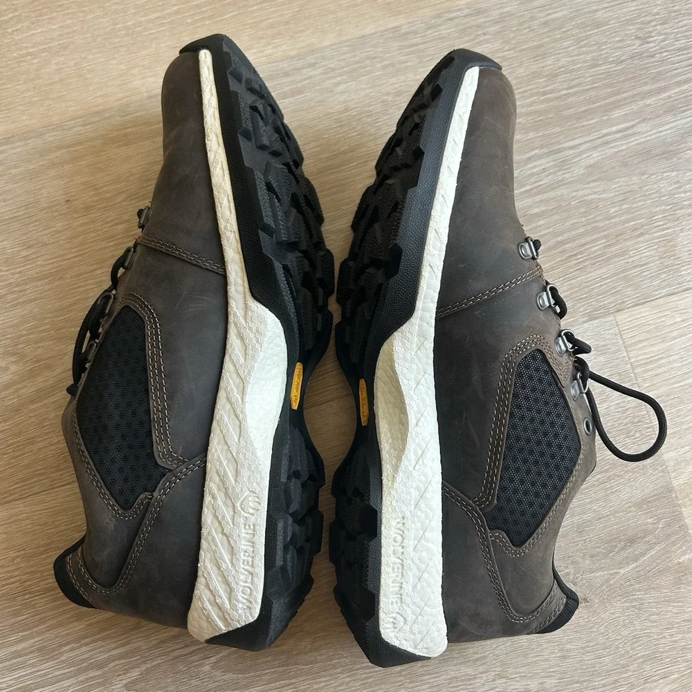 Wolverine Guide Ultraspring Waterproof Low Hiker Men's Vibram Sole Brown Size 12